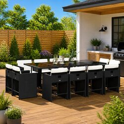 Stylish 13 Piece Outdoor Dining Furniture Set