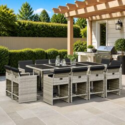 Enhance Your Outdoor Experience with This 13 Piece Dining Set