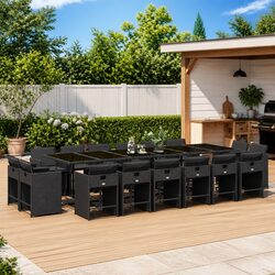 Outdoor Dining Set: 17 Pieces of Stylish Garden Furniture