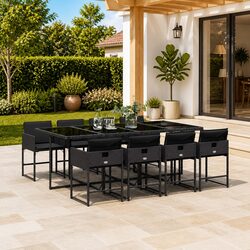 Elevate Your Outdoor Space with 9 Piece Dining Set