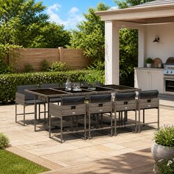 Elevate Your Outdoor Space with This 9 Piece Dining Set