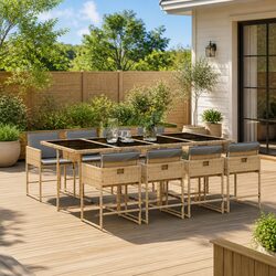 Elevate Your Outdoor Experience with This 9 Piece Dining Set