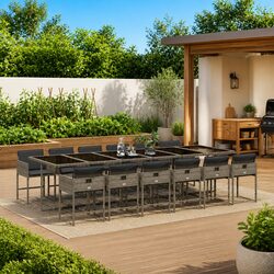 Elevate Your Outdoor Living with This 13-Piece Dining Set