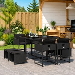 Enhance Your Outdoor Experience with This 9 Piece Dining Set