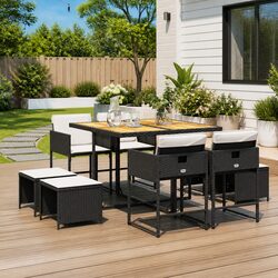 Enhance Your Outdoor Space with 9-Piece Garden Set