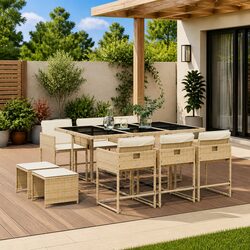 Enhance Your Outdoor Living with This 11 Piece Dining Set