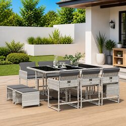 Elevate Your Outdoor Space with a 11-Piece Garden Dining Set