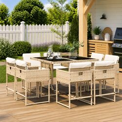 Garden Dining Set 9 Piece for a Stylish Outdoor Space