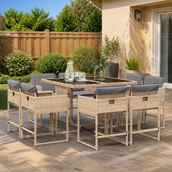 Elevate Your Outdoor Space with a 9-Piece Dining Set