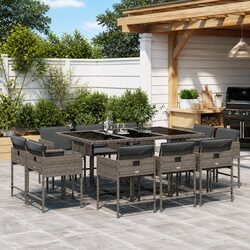 Enhance Your Outdoor Space with This 11 Piece Dining Set