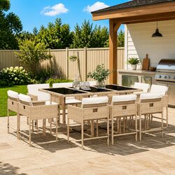 Enhance Your Outdoor Space with an 11 Piece Dining Set