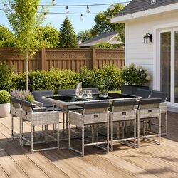 Elevate Your Outdoor Space with 11 Piece Dining Set