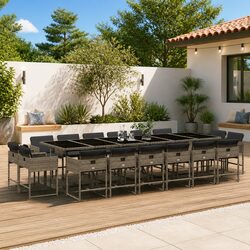 Elevate Your Outdoor Dining Experience with this 17-Piece Set