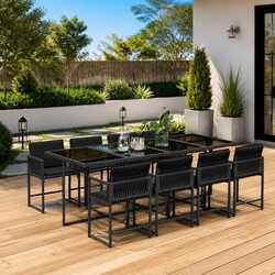 9 Piece Outdoor Dining Set for Stylish Entertaining