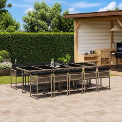 Enhance Your Outdoor Space with this 11 Piece Dining Set