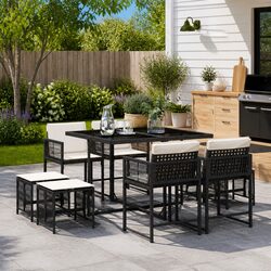 Elevate Your Outdoor Dining Experience with This 9-Piece Set