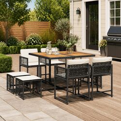 Outdoor 9-Piece Dining Set for Stylish Patio Spaces