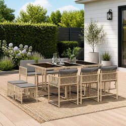 Elevate Your Outdoor Experience with 11 Piece Dining Set