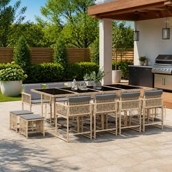 Outdoor Dining Set 13 Piece for Elevated Al Fresco Experiences