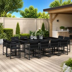 Elevate Your Outdoor Space with This 13 Piece Dining Set