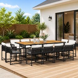 Enhance Your Outdoor Space with a 13-Piece Dining Set