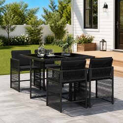 Elevate Your Outdoor Experience with 5 Piece Dining Set