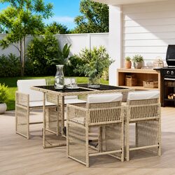 Enhance Your Outdoor Space with This 5 Piece Dining Set