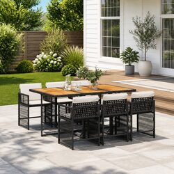Enhance Your Outdoor Space with a 7 Piece Garden Dining Set