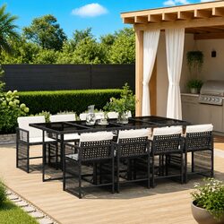 Elevate Your Outdoor Experience with This 9-Piece Dining Set