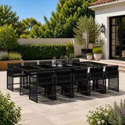 Elevate Your Outdoor Space with the 11 Piece Dining Set