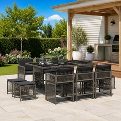 Transform Your Outdoor Space with This 11-Piece Dining Set