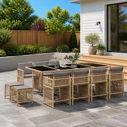 Enhance Your Outdoor Space with a 13-Piece Dining Set