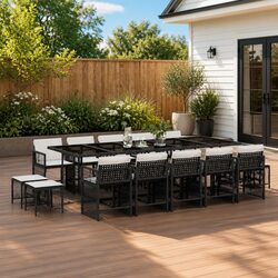 Elevate Your Space with This 15 Piece Outdoor Dining Set