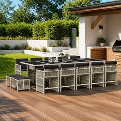 Elevate Your Outdoor Experience with 15-Piece Dining Set