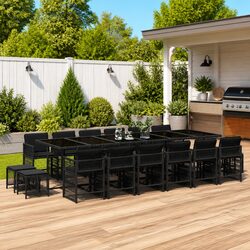 Transform Your Outdoors with a 17-Piece Garden Dining Set