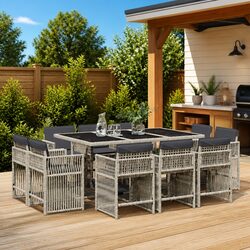 Elevate Your Outdoor Space with 11-Piece Dining Set