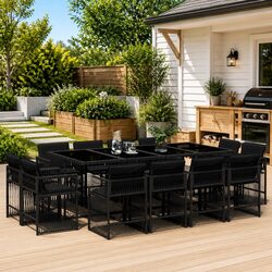 Enhance Your Garden with This 13 Piece Dining Set