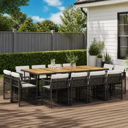 Enhance Your Outdoor Space with a 13-Piece Garden Dining Set