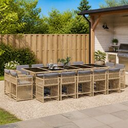 Enhance Your Outdoor Space with a 15-Piece Dining Set
