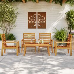 Enhance Your Outdoor Space with This 5-Piece Lounge Set