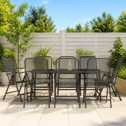 Enhance Your Outdoor Experience with This 9 Piece Dining Set