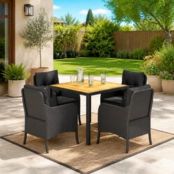Enhance Your Outdoor Space with This 5 Piece Dining Set