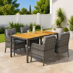 Enhance Your Outdoor Space with This 5 Piece Dining Set