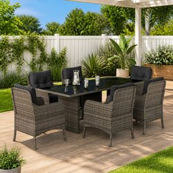 Elevate Your Outdoor Space with This 7 Piece Dining Set