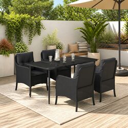 Elevate Your Outdoor Space with This 5-Piece Dining Set