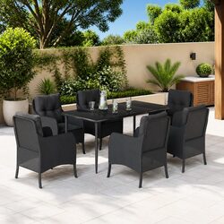 Transform Your Outdoor Space with 7-Piece Dining Set