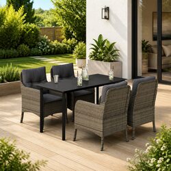 Enhance Your Outdoor Space with a 5 Piece Garden Dining Set