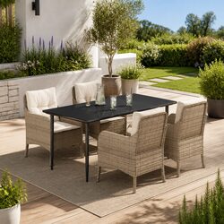 Enhance Your Outdoor Space with This 5 Piece Dining Set