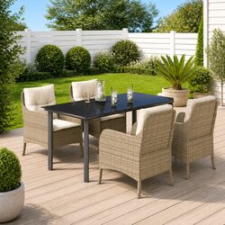 Elegant 5 Piece Garden Dining Set for Your Outdoor Space