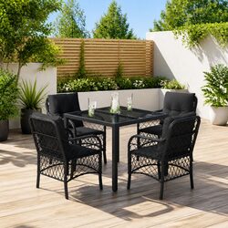 Enhance Your Outdoor Space with This 5 Piece Dining Set